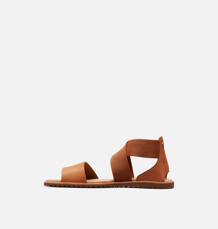 Sorel Kadın Ella™ Flat - Sandalet Kahverengi - 150-MYAKIJ